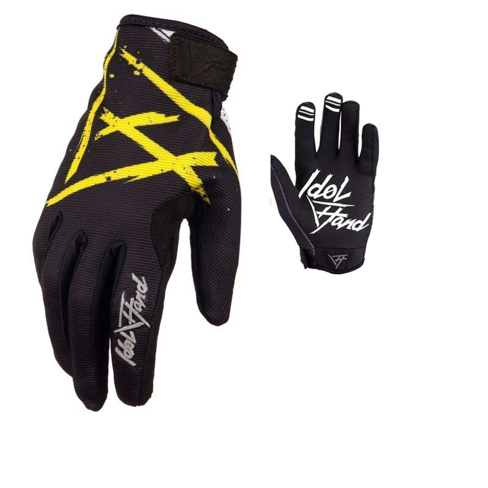 Idol Hand MX MTB Handschuhe Persuit Holeshot Gelb Motocross Enduro Offroad BMX