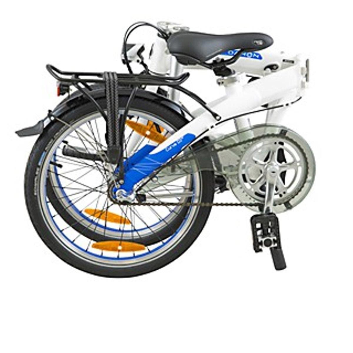 Dahon Unisex Fahrrad Curve i3 Faltrad, Weiß Blau, 3 Gang