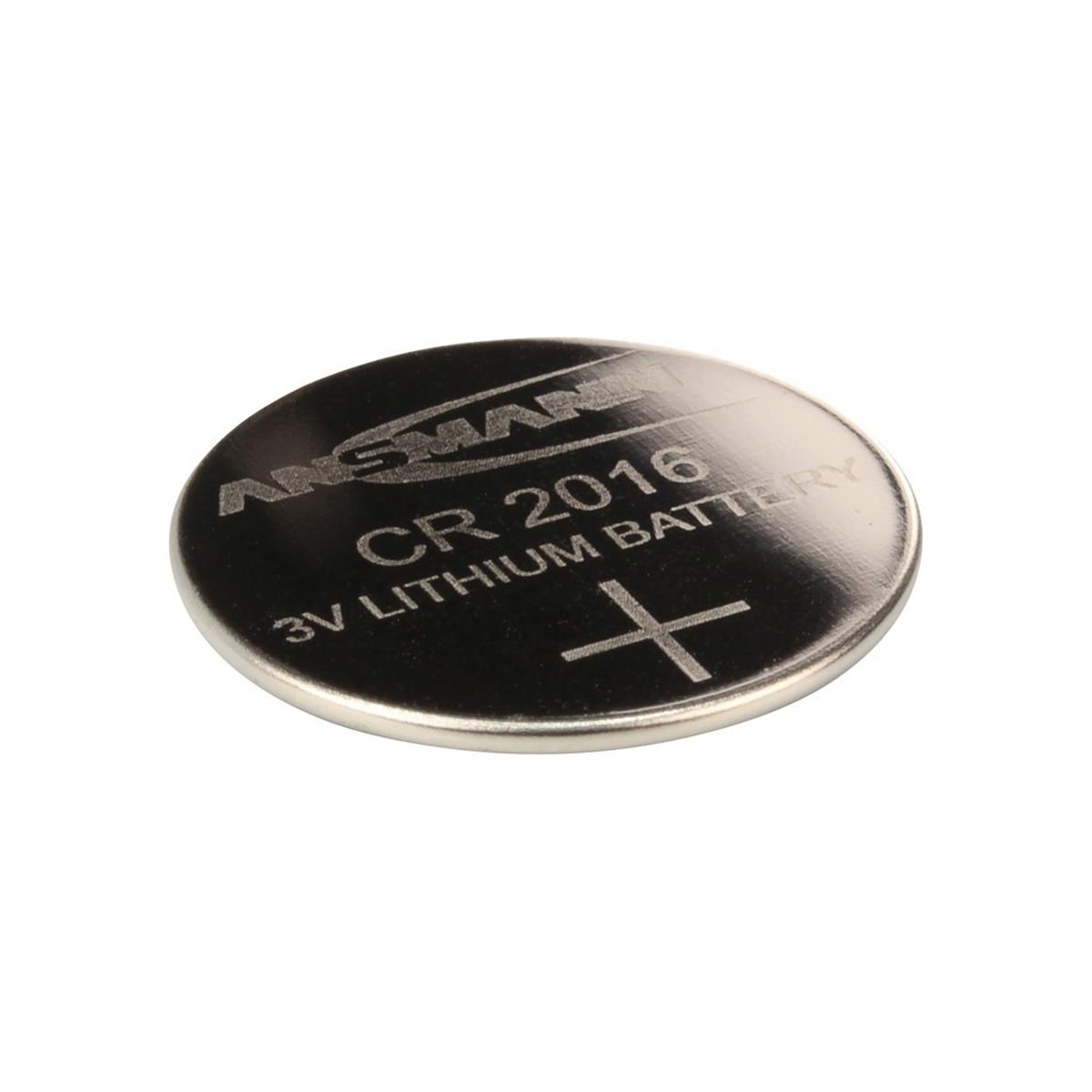Ansmann Batterie Knopfzelle CR2016 Lithium, 3 V,85 mAh