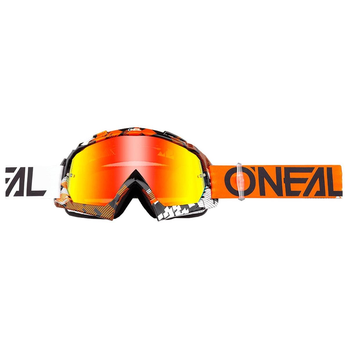 ONeal B-10 Goggle Crank Brille Radium Moto Cross Downhill Mountainbike Spiegel 