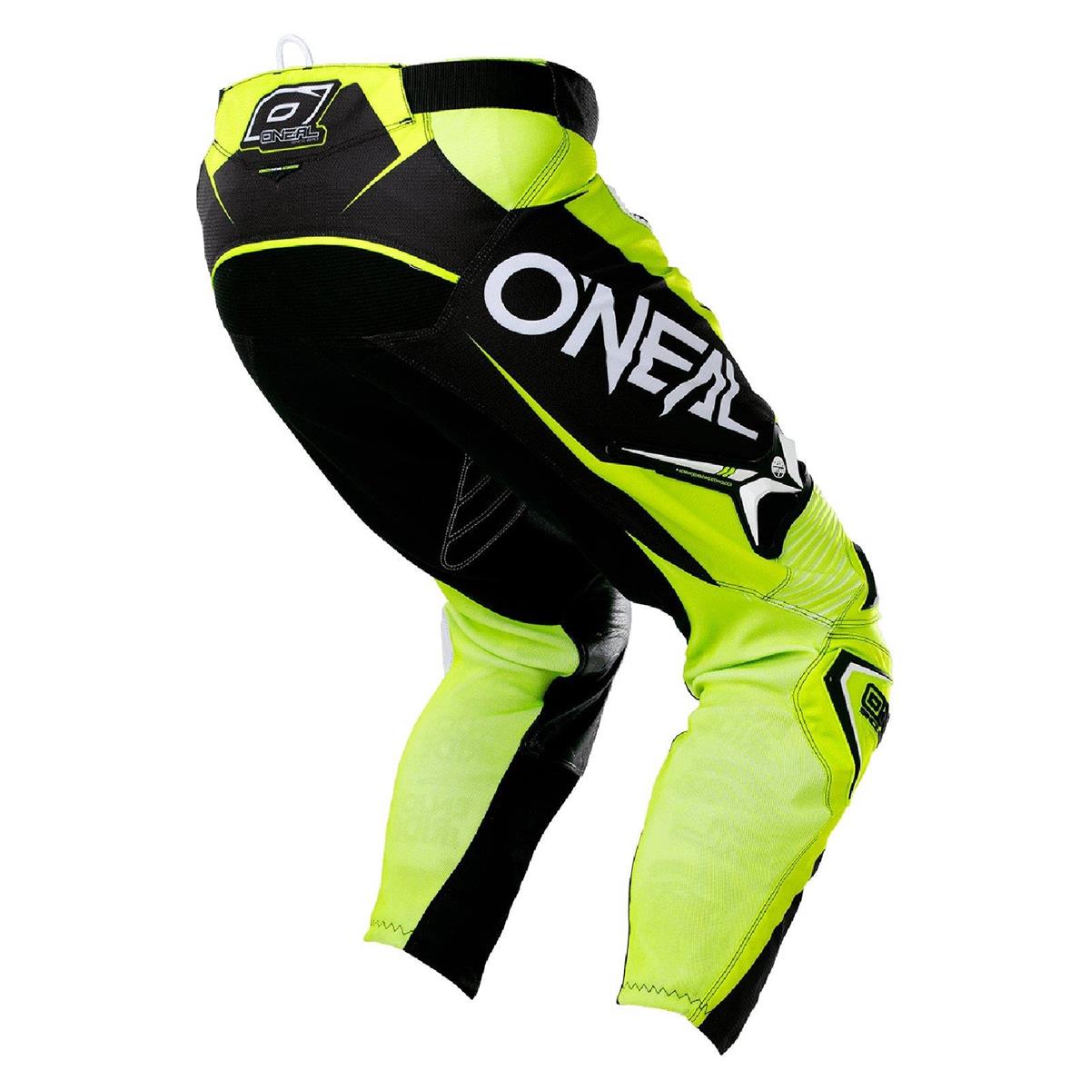 O'Neal Hardwear MX Hose JAG LE Schwarz Neon Gelb Motocross Enduro Cross Motorrad 