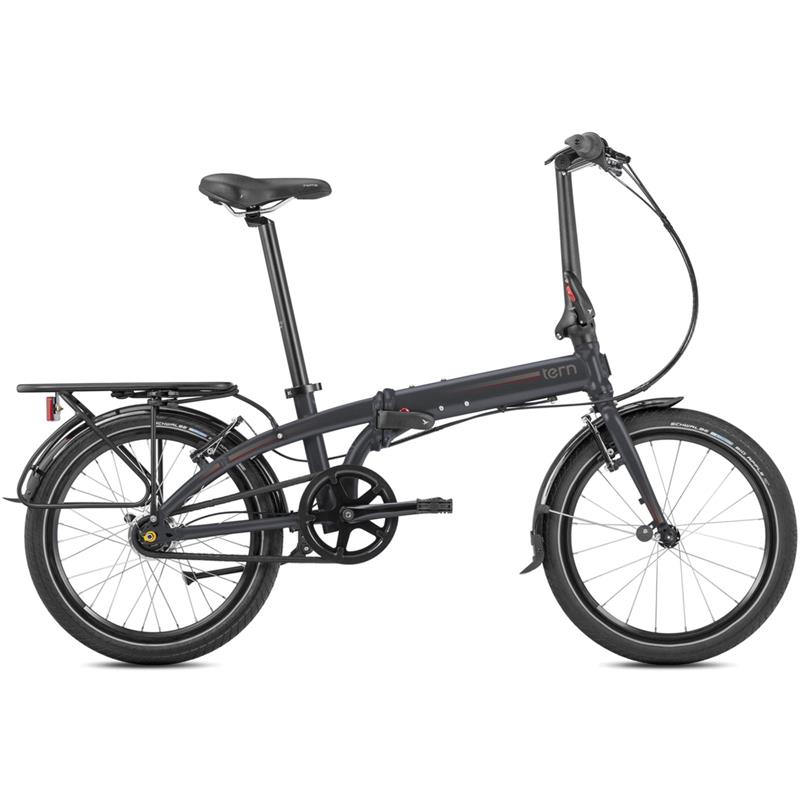 Tern Unisex Fahrrad Link D7i Faltrad, Schwarz, 7 Gang, 20