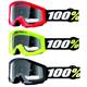100% Kinder Motocross Brille Strata Mini Goggle Clear