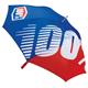 100% Regenschirm Umbrella Premium, Blau Rot