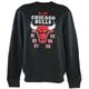 New Era Herren Sweatshirt NBA Chicago Bulls, Schwarz