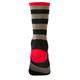 O'NEAL Unisex Socken MTB Performance Stripe V.22, Schwarz Grau Rot