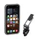 Topeak Handyhülle & Halterung RideCase Kompatibel mit Apple iPhone 13 Mini, Schwarz Grau