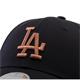 New Era Damen Baseball Cap 9Forty Los Angeles Dodgers, Navy Blau Metallic, Verstellbar