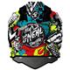 O'NEAL Kinder Motocross Helm 2SRS, Wild Youth, Mehrfarbig