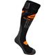 Alpenheat Unisex Beheizbare Socken Fire-Sock Light, Schwarz Orange
