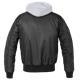 Brandit MA1 Sweat Hooded Jacket black-grey, 5XL