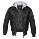 Brandit MA1 Sweat Hooded Jacket black-grey, 5XL
