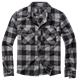 Brandit Check Shirt Long Sleeve black+charcoal, S
