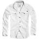 Brandit Slim Fit Shirt Long Sleeve  white, XL