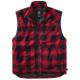 Brandit Lumber Vest red/black, M
