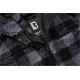 Brandit Teddyfleece Worker Jacket black/grey, XXL