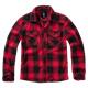 Brandit Kids Check Shirt Long Sleeve red/black, 146/152