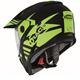 Caberg Motocross Helm Xtrace Lux, Matt Schwarz Gelb