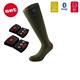 Lenz Unisex Beheizbare Socken & Akkus Heat 3.0 mit Lithium Pack rcB1200, Schwarz Grün