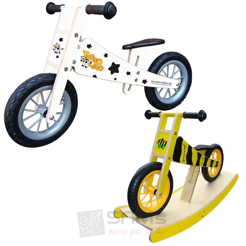 Bambino Bike Toggolino Lernlaufrad Laufrad Fahrrad Lauflernrad Holz 