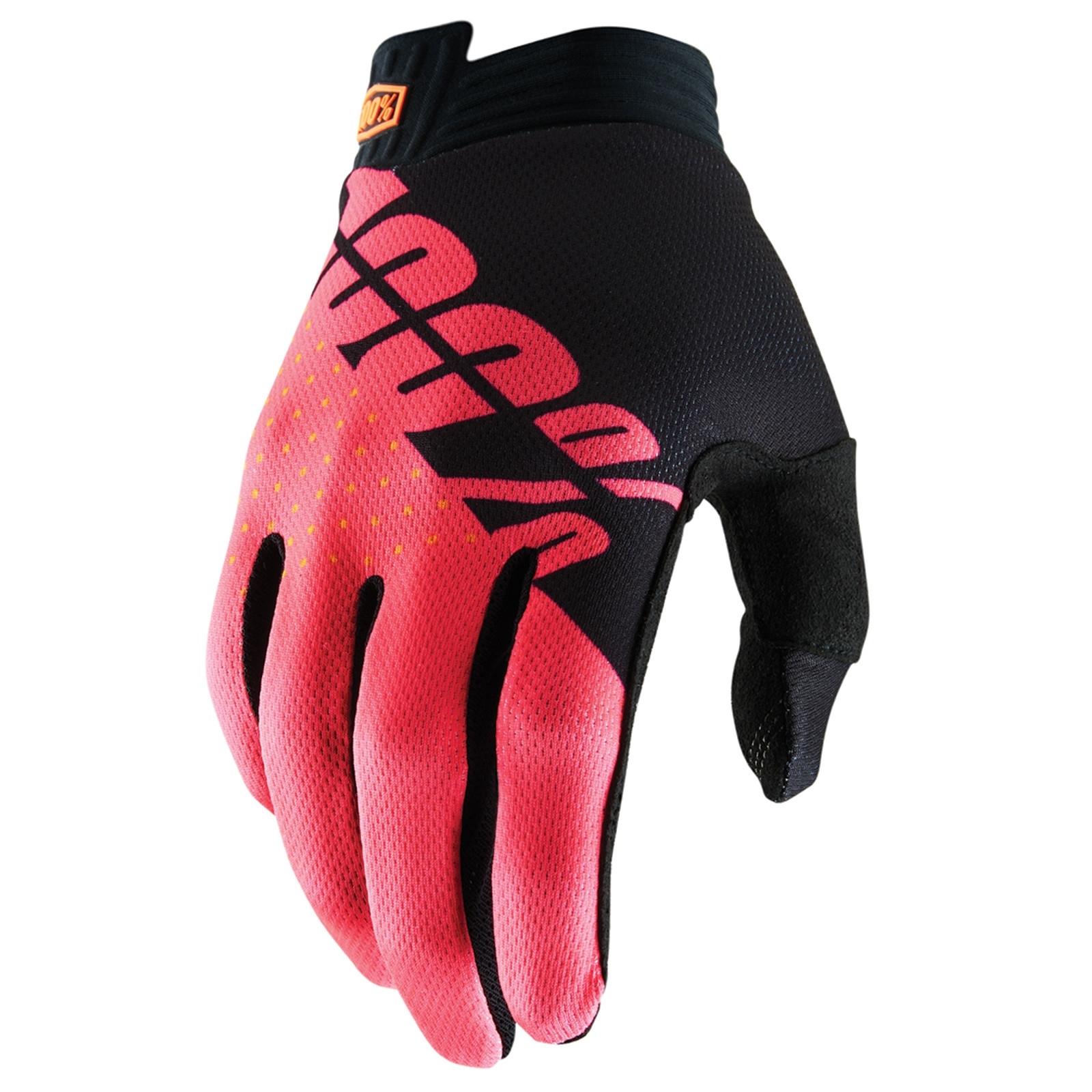 100% Prozent itrack Handschuhe rot schwarz MTB DH MX BMX Motocross Enduro Quad 