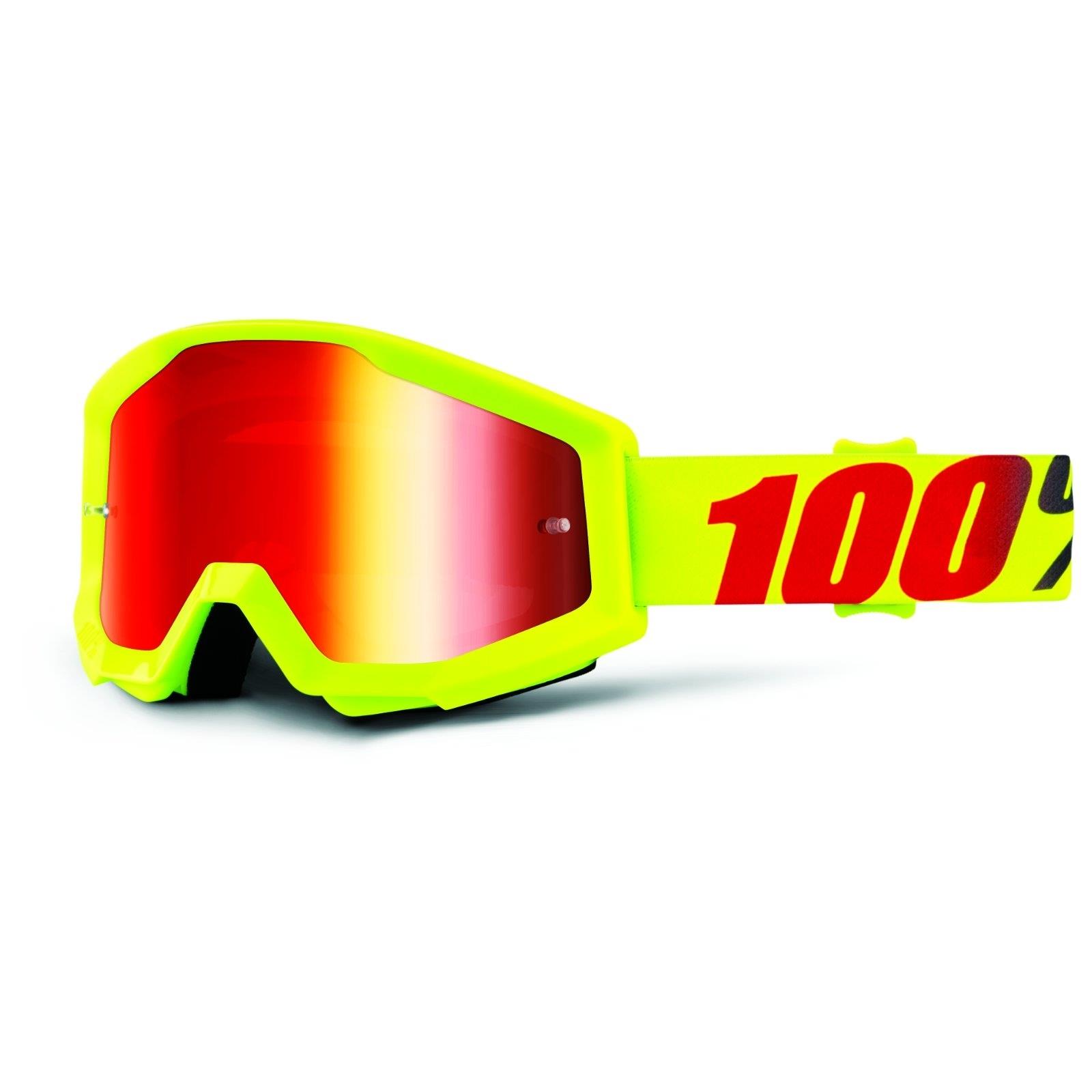 100% Prozent Strata Goggle Brille Verspiegelt MTB MX Downhill Mountain MotoCross 