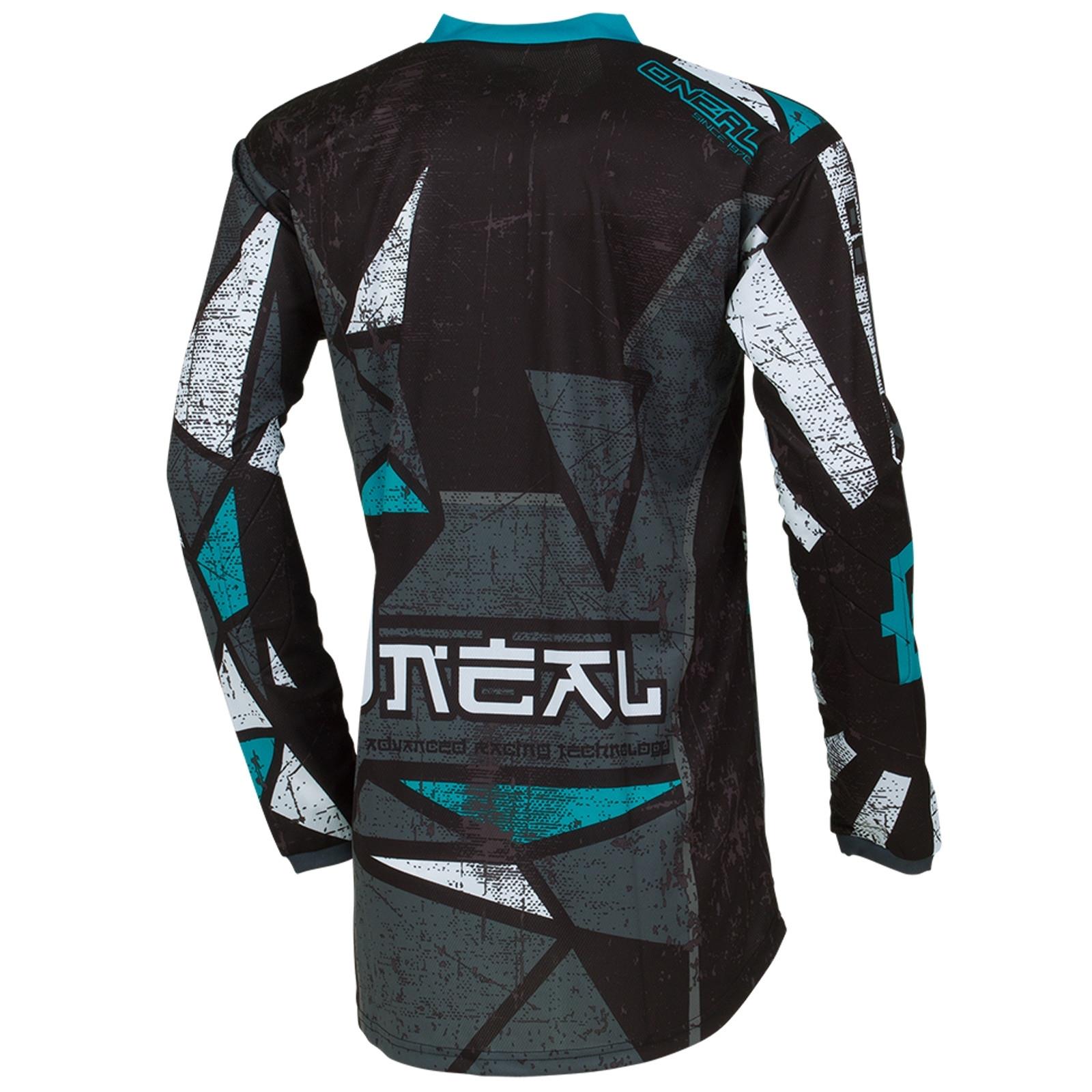 2019 O'Neal Element ZEN blau Jersey Trikot mx motocross mtb DH Enduro BMX 