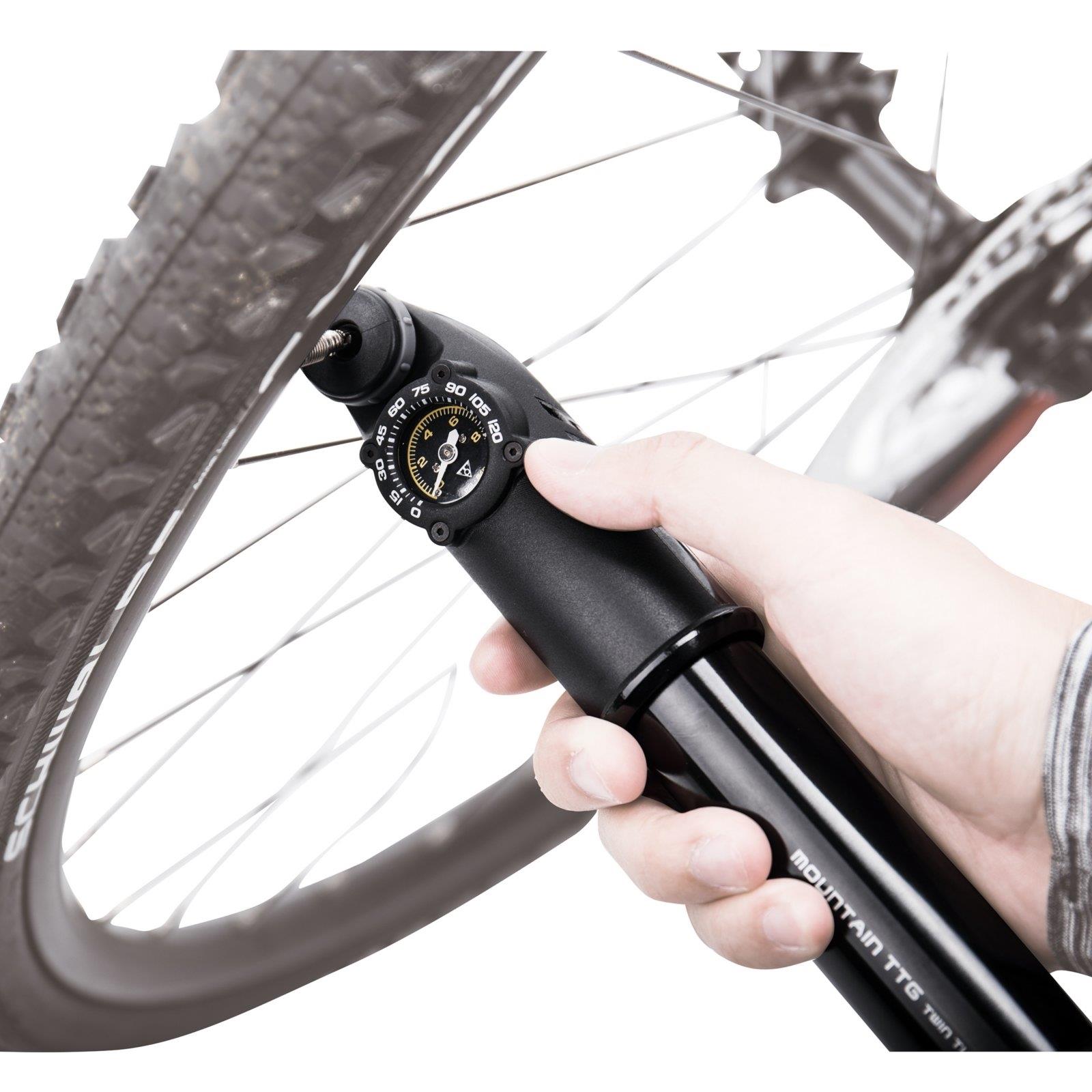 Topeak Fahrrad Luft Pumpe Ventil Stand Mini Manometer