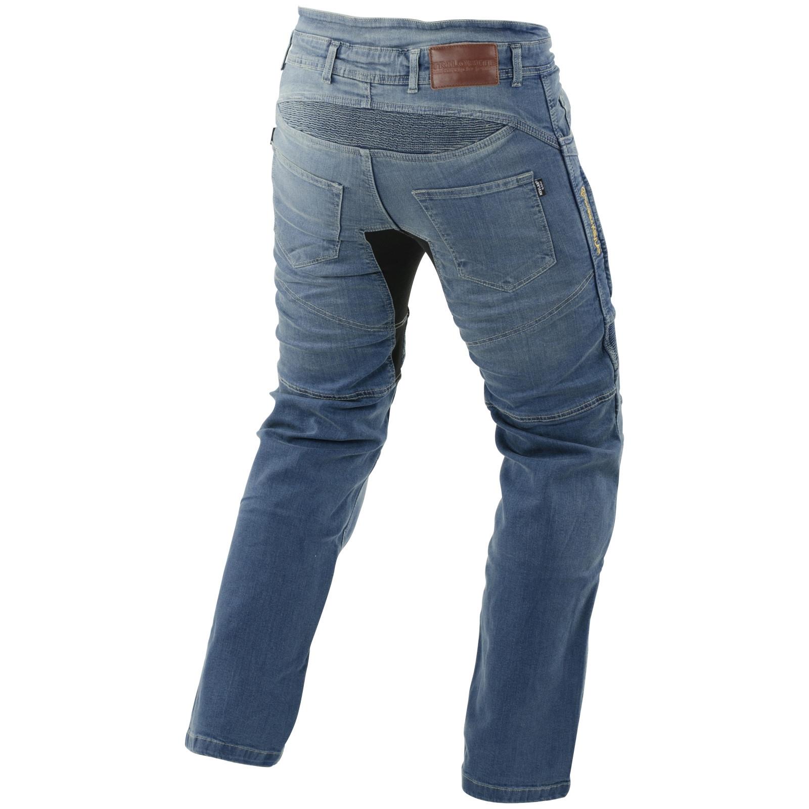 Trilobite Lighted Motorcycle Jeans Pants L30 Blue Men's Stretch ...