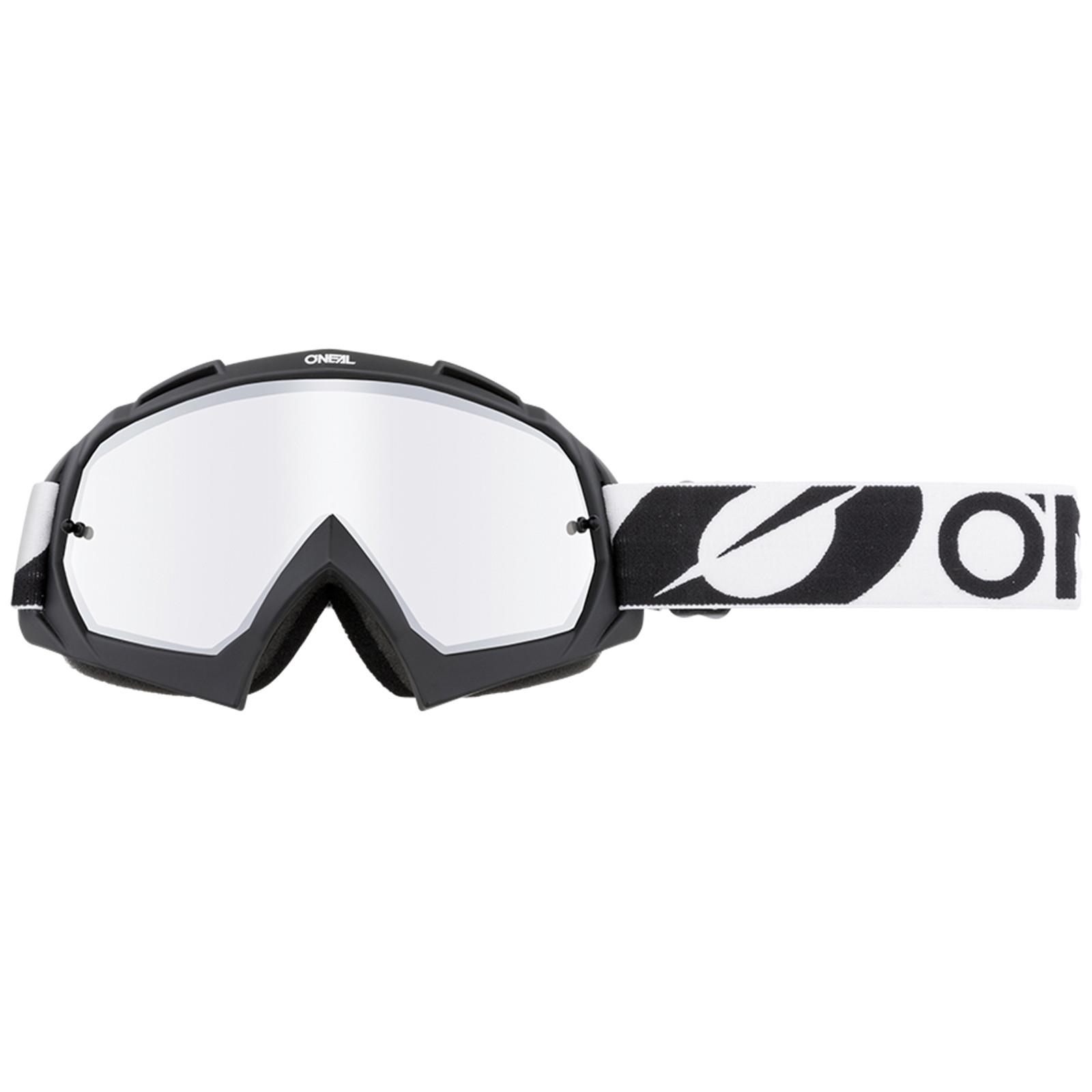 O'Neal Crossbrille B-10 Twoface Silber Motocross Helm Brille Downhill Freeride 