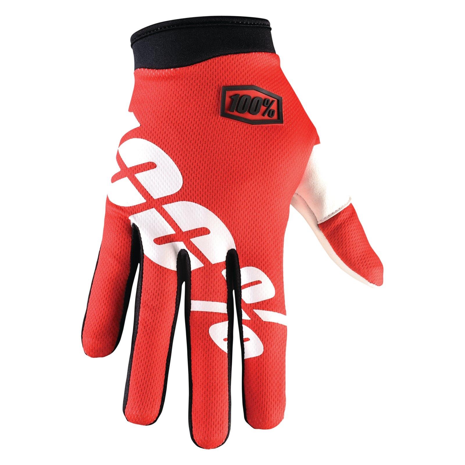 100% Prozent itrack Handschuhe rot schwarz MTB DH MX BMX Motocross Enduro Quad 