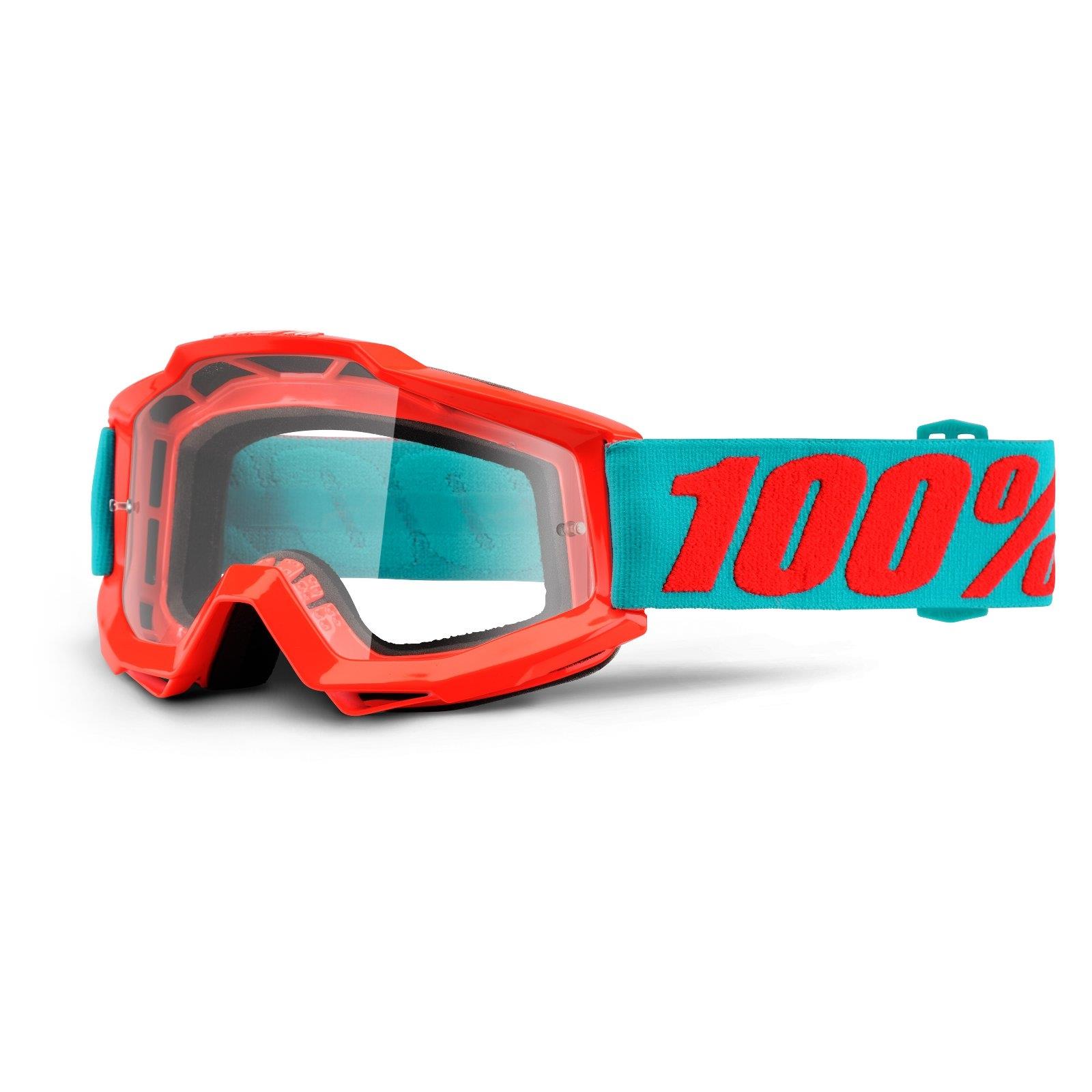 100% Prozent Accuri OTG Goggle Brille Klar DH MTB MX Downhill für Brillenträger 