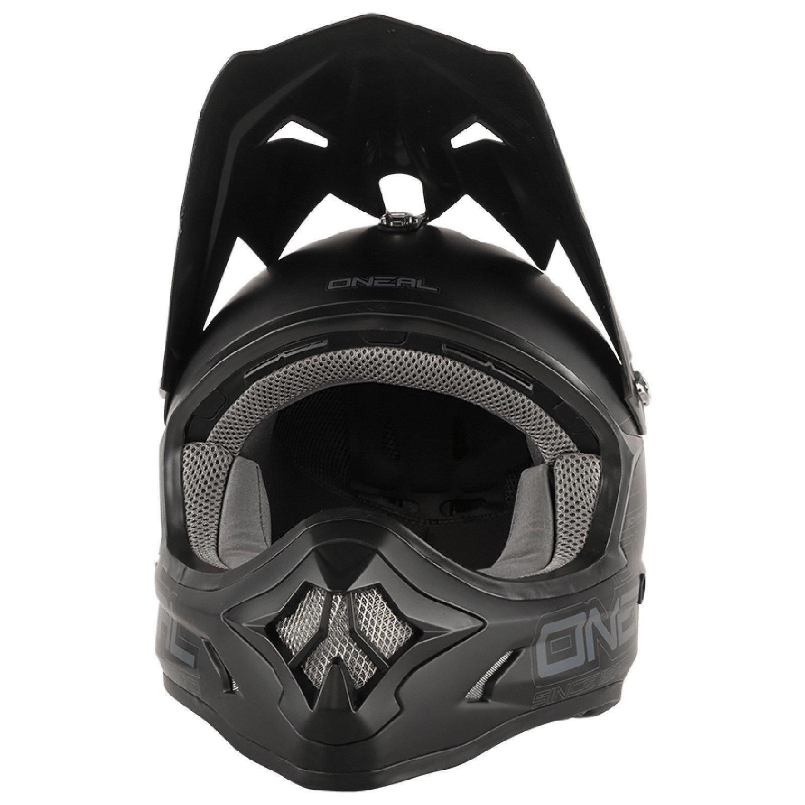 O'Neal 3SRS MX Helmet Flat Black Matt Enduro Moto Cross Motorcycle