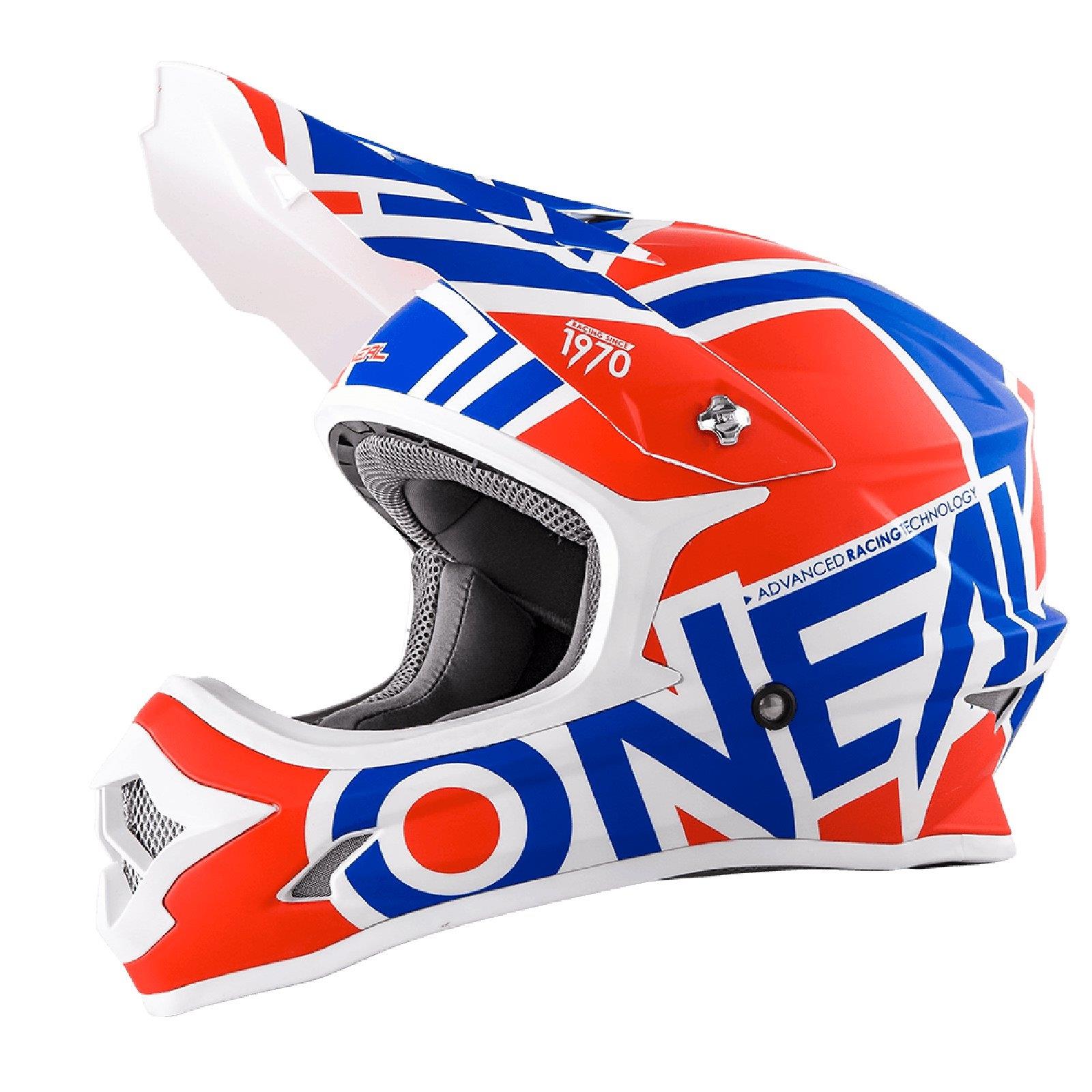 O'Neal 3SRS Radium MX Helmet Moto Cross Enduro Quad Offroad Motorcycle