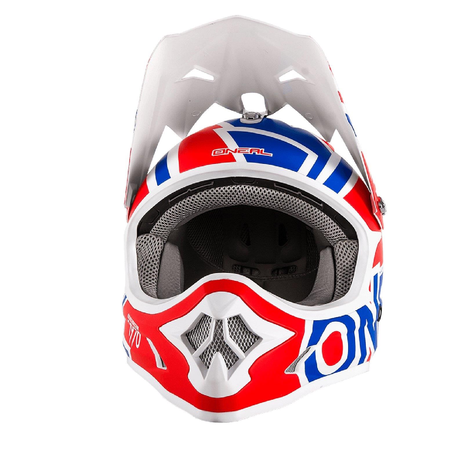 O'Neal 3SRS Radium MX Helmet Moto Cross Enduro Quad Offroad Motorcycle