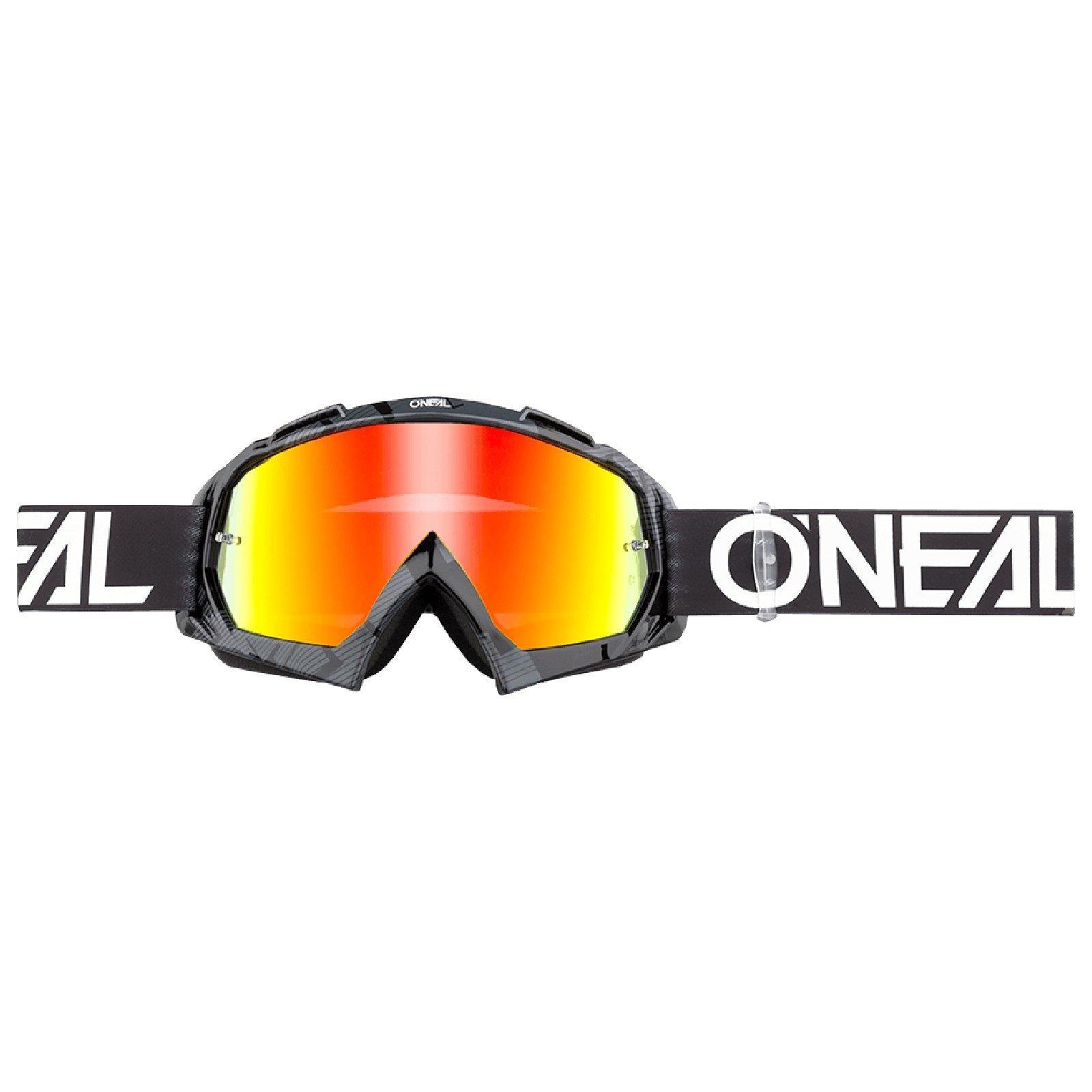 O'Neal Cross Brille B-20 Proxy Grau Motocross Helmbrille Offroad Enduro Trail MX