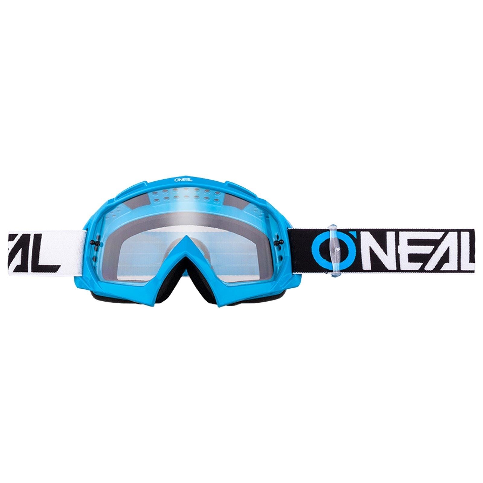ONeal B-10 Goggle Stream MX Brille Klar Moto Cross DH Downhill Anti-Fog MTB 