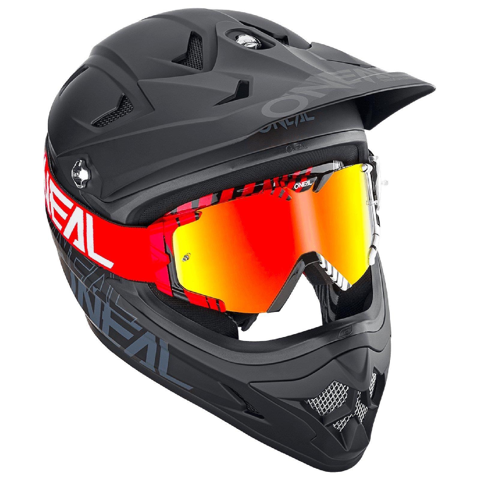Oneal Crossbrille MX Motocross Enduro Downhill Brille verspiegelt klar 