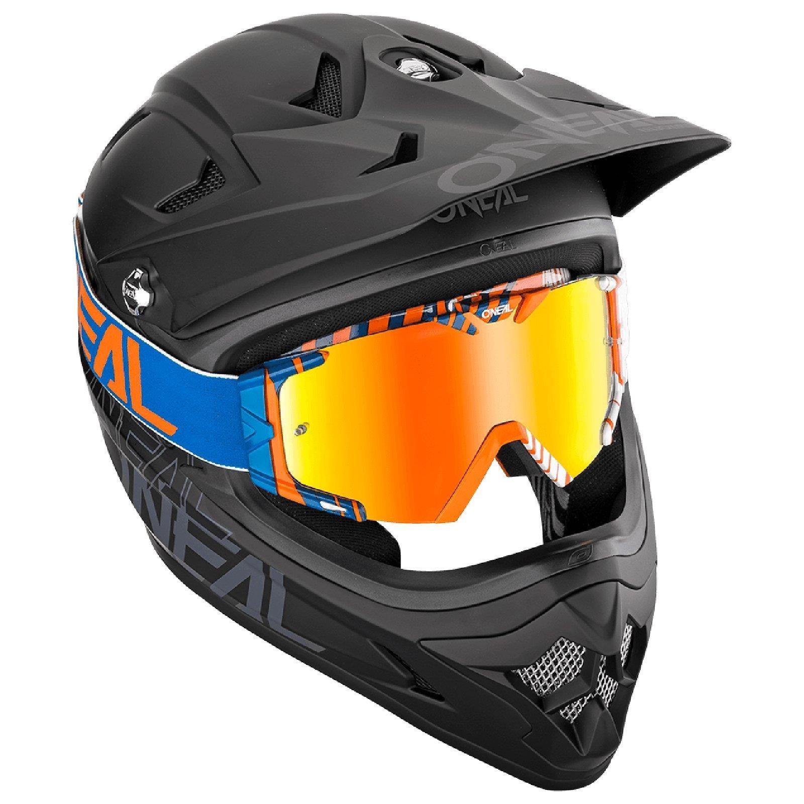 Oneal MX Crossbrille 18 Motocross Enduro Downhill Brille verspiegelt klar 