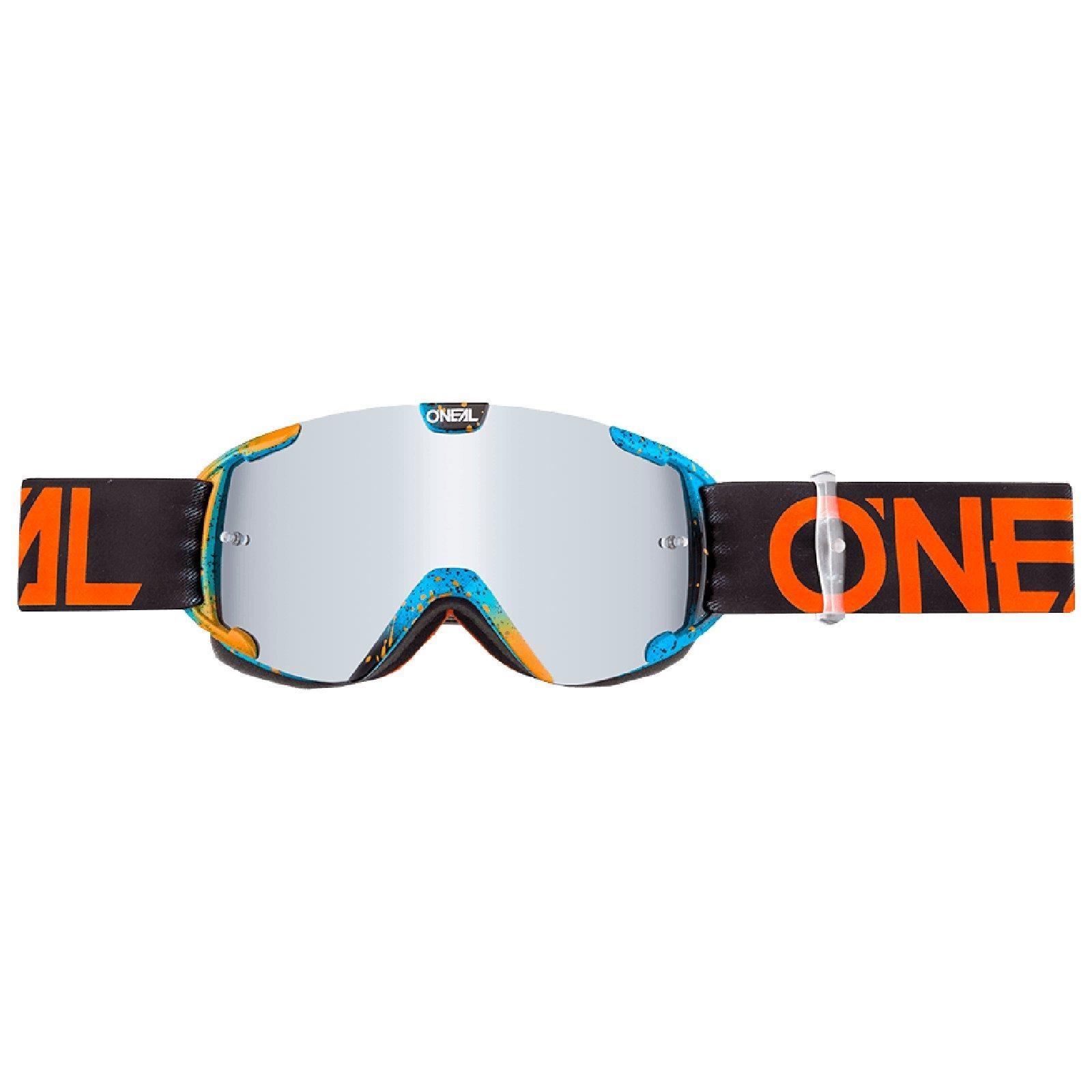 O'Neal B-30 Kids Motocross Glasses Silver Mirrored MTB Downhill Google Kids 