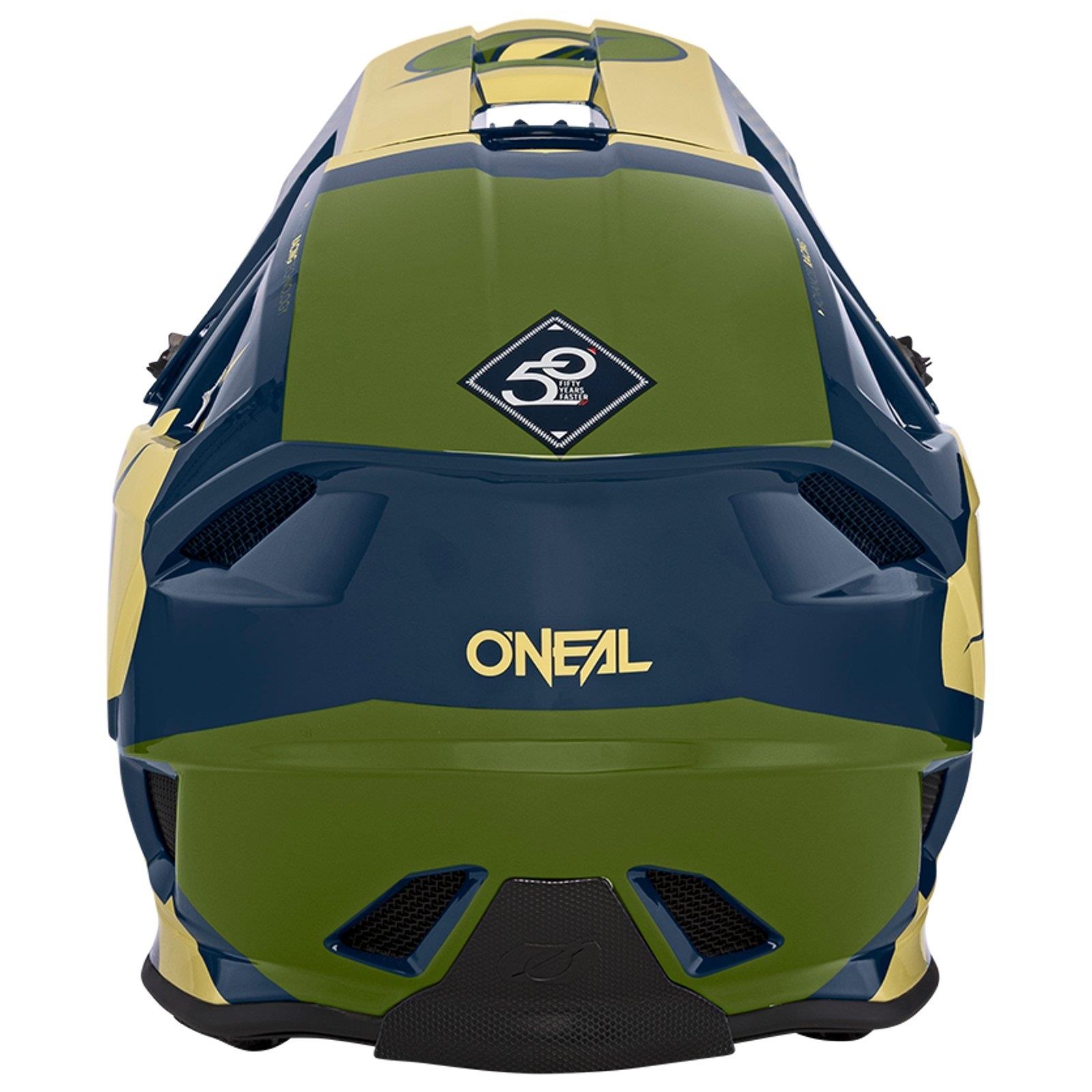 O'Neal Downhill MTB-Helm Blade Ace Blau/Beige/Grün 