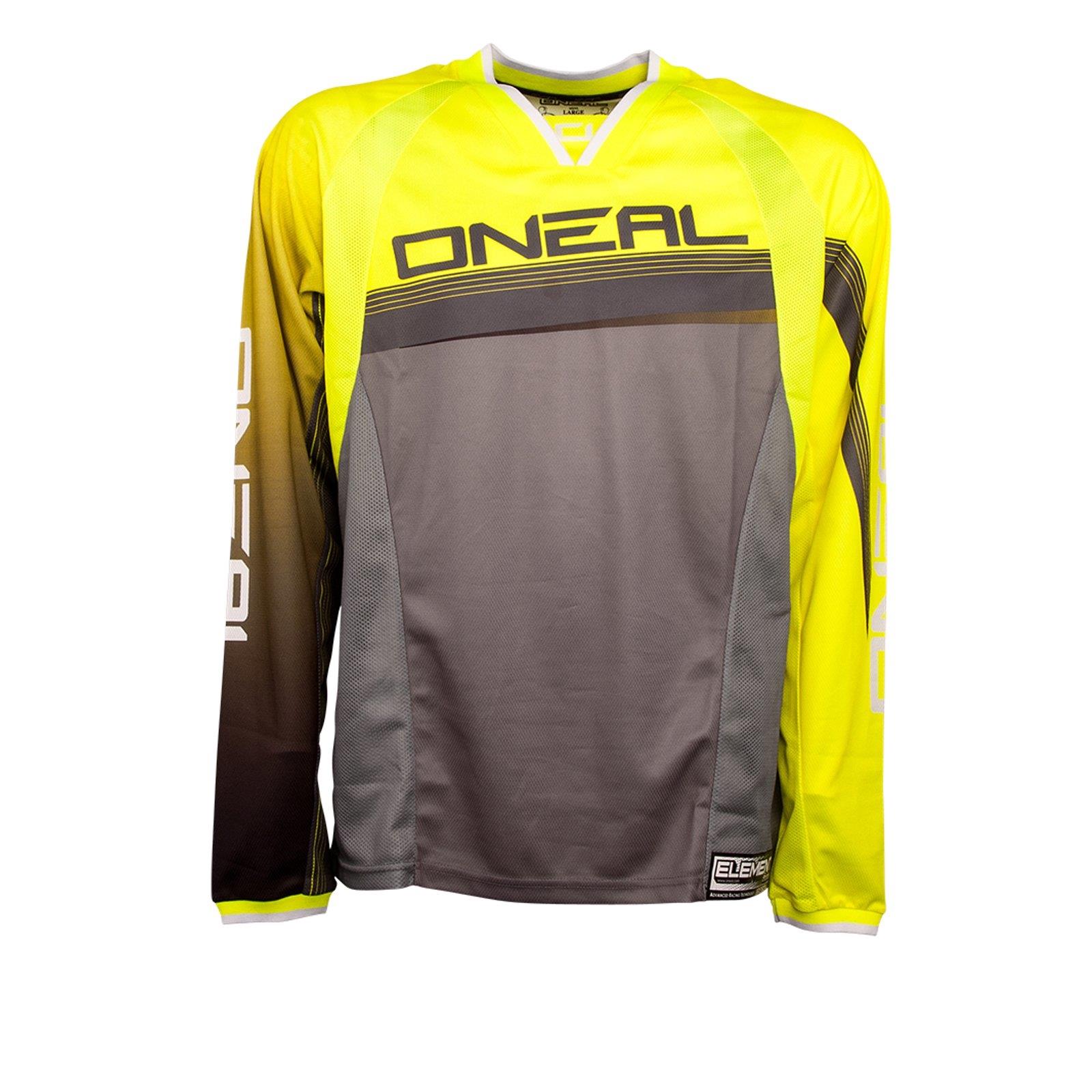 Download ONEAL Element FR Mountain Bike Jersey Black Yellow DH MTB ...