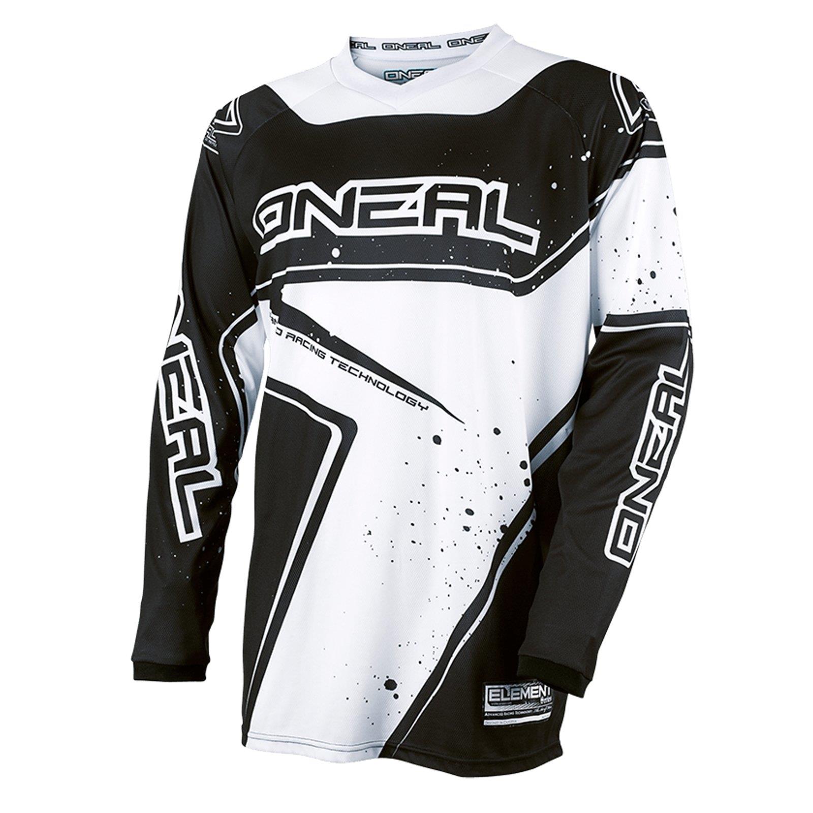 ONeal Element Racewear MX Moto Cross Jersey Shirt Enduro MTB Downhill Motorrad 