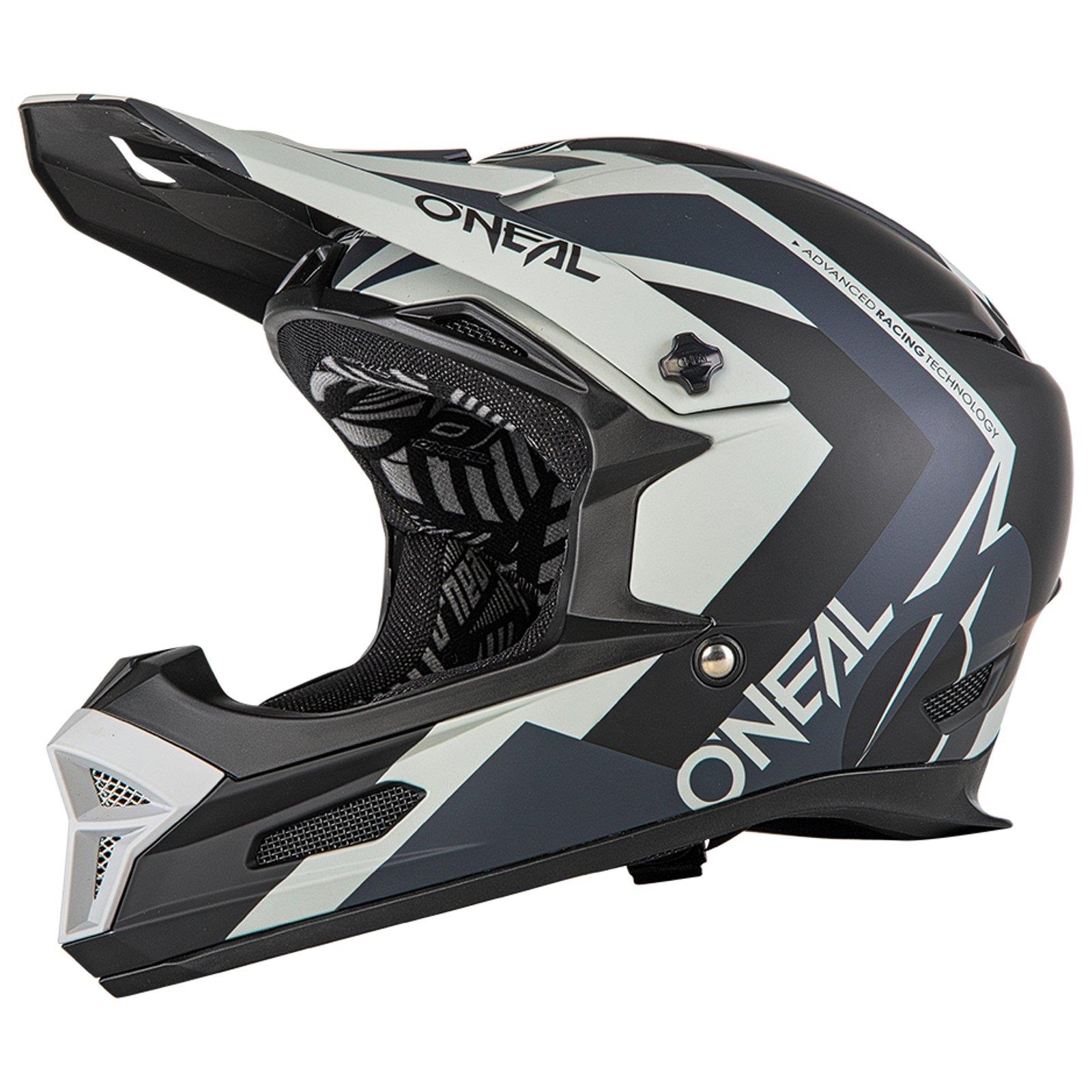 Oneal Fury RL Hybrid Radhelm MTB Downhill black Fullface Helm 