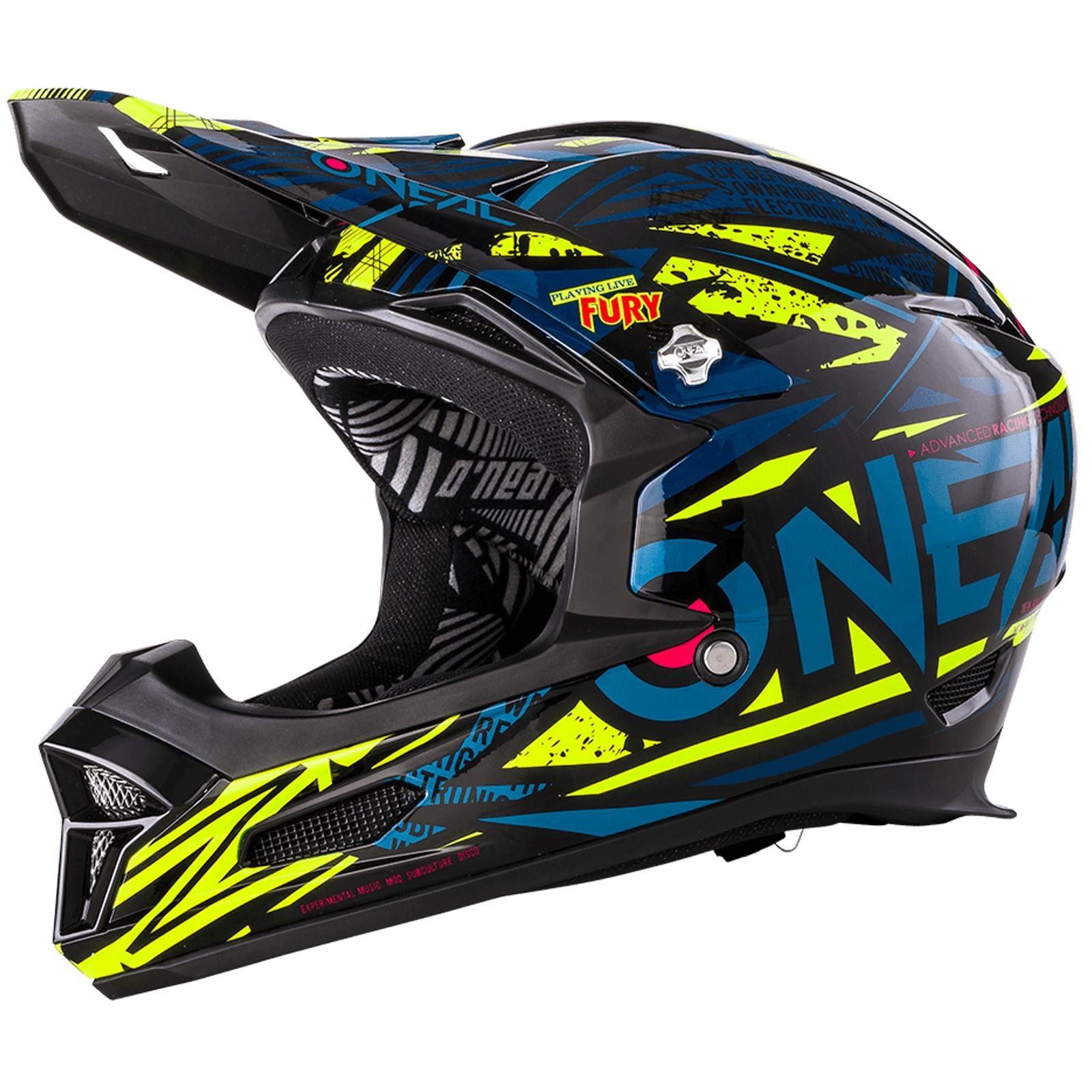ONeal Fury RL Fahrrad Downhill Helm Synthy Action Cam 