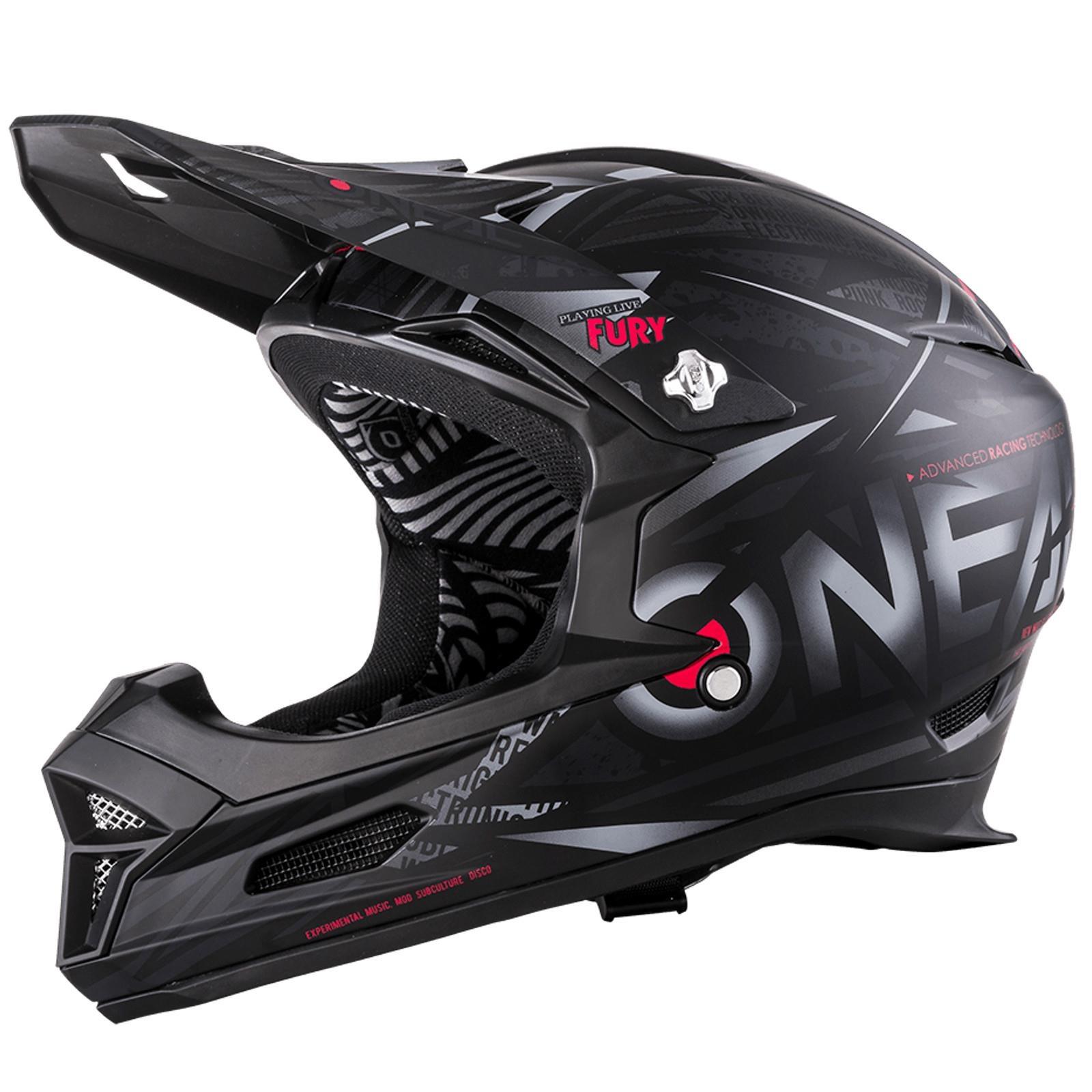 ONeal Fury RL Helm Afterburner Action Cam MTB Fullface DH Mountainbike Fahrrad 