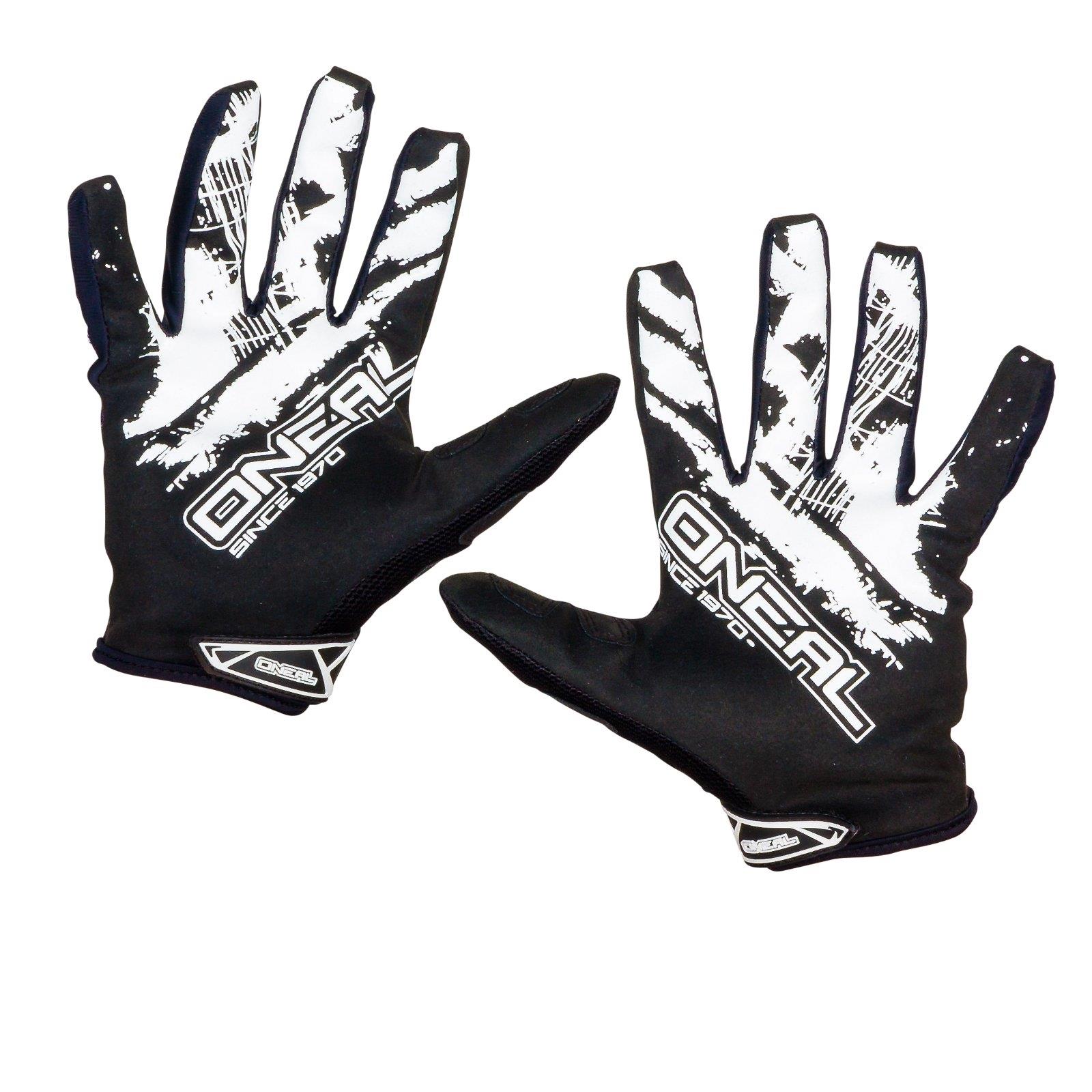ONeal Jump Glove Shocker Schwarz Weiß Handschuhe MX MTB Mountainbike Motocross 
