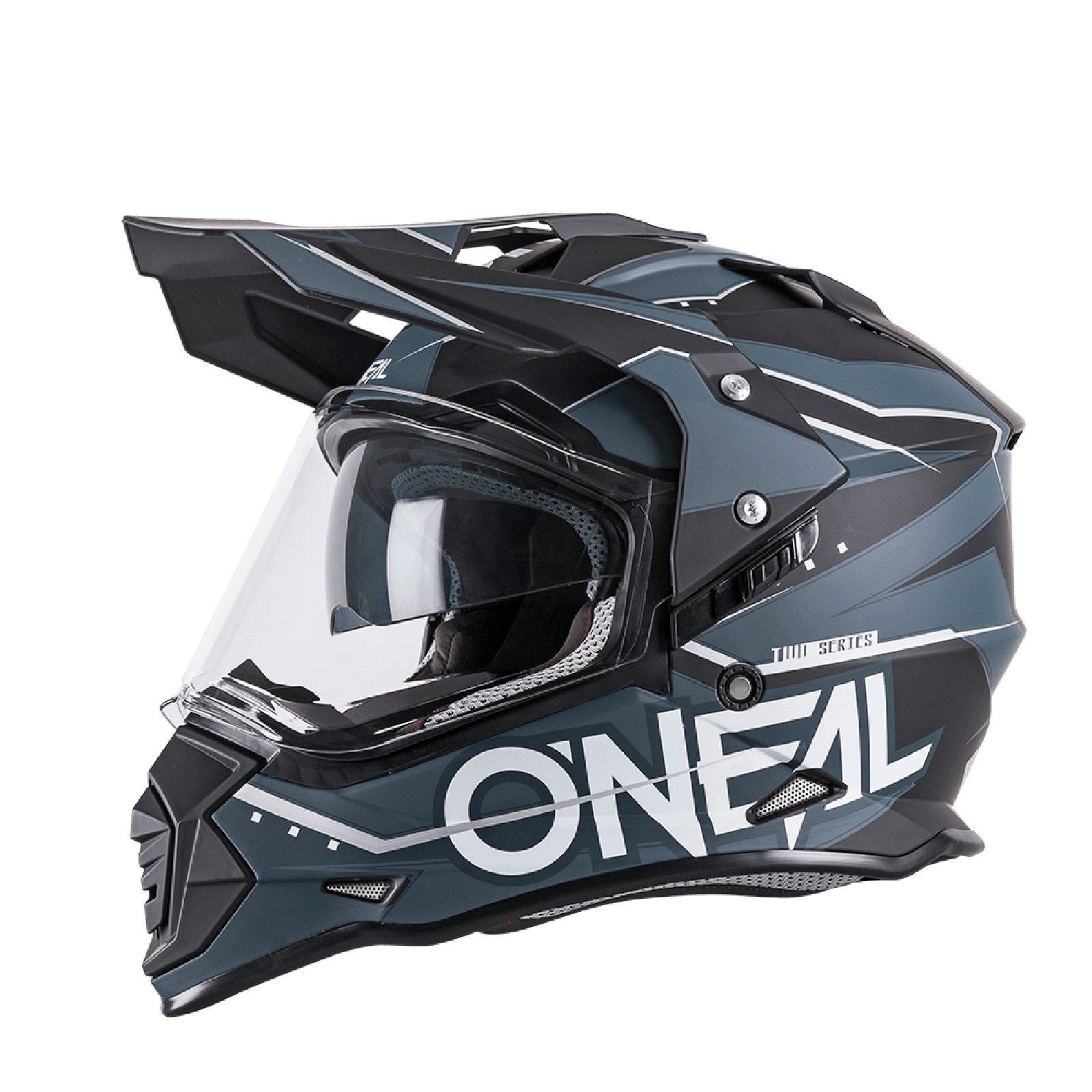 ONeal Sierra II Helm  Slingshot Schwarz Motorrad  MX Moto 