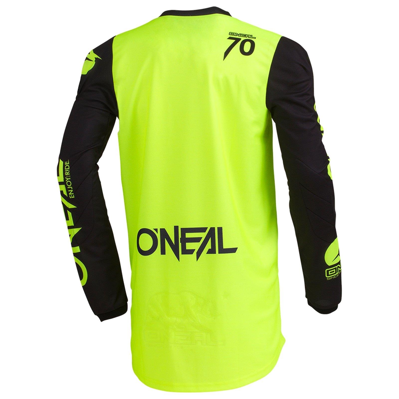 2020 O'Neal Element Villain Neongelb Jersey Trikot mx motocross mtb Enduro DH
