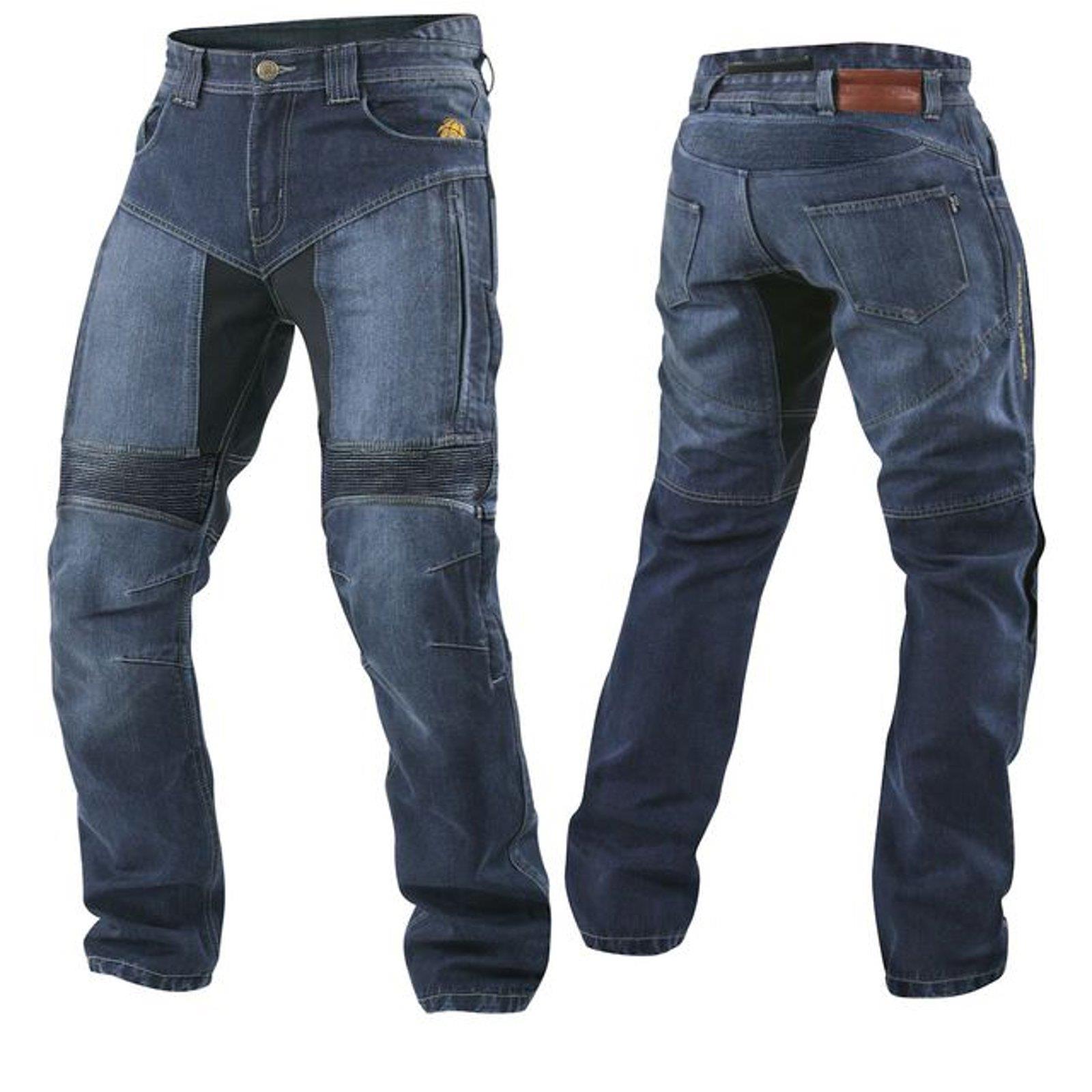 Trilobite Smart Jeans Herren Motorrad Hose Blau Protektor Länge 32 Tragekomfort 